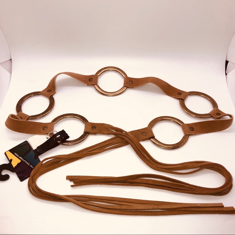 Suede belt